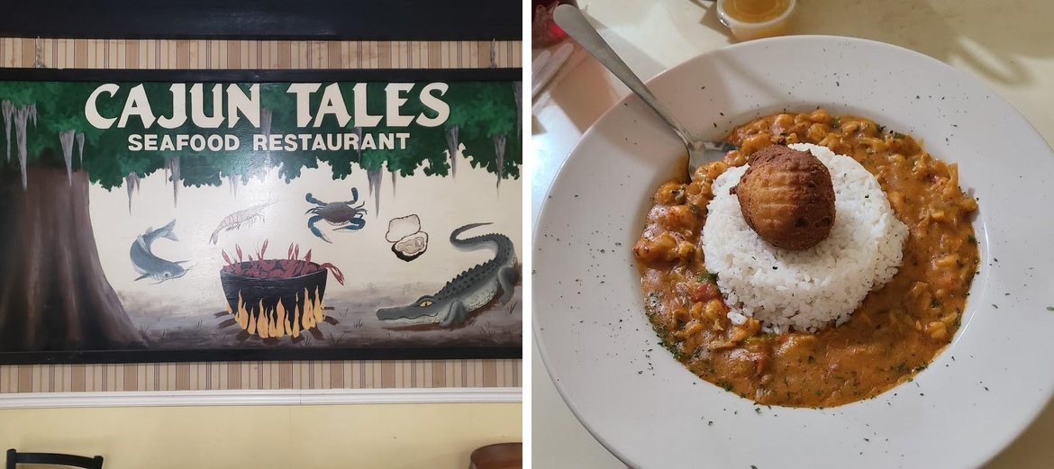 Cajun Tales Seafood Menu