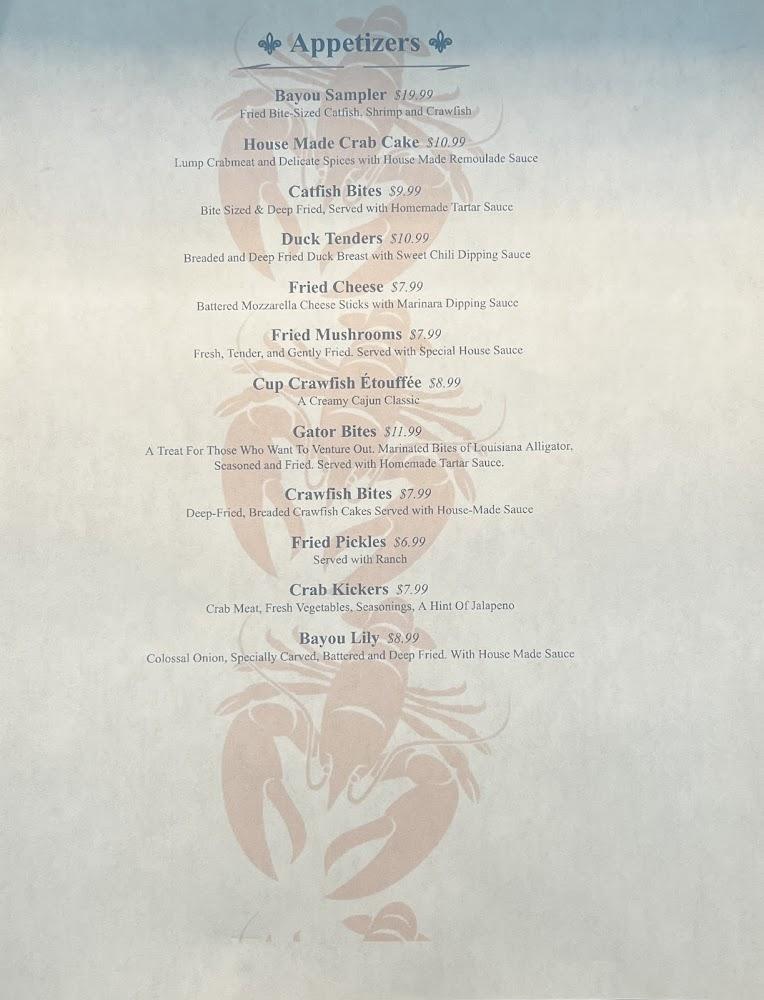 Cajun Tales Seafood Menu image 4